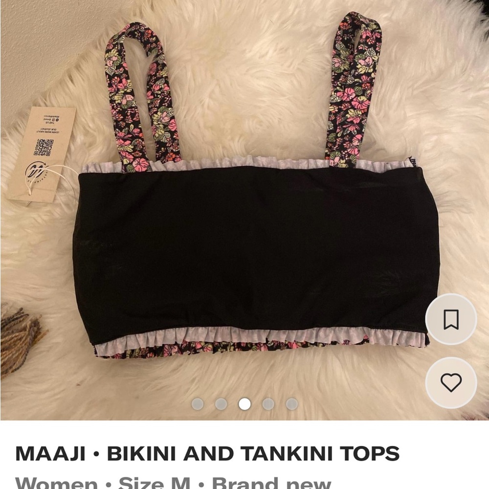 Maaji Pink Smocked Tank Top - Picture 4 of 5